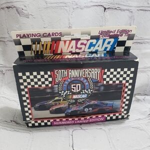 NASCAR 50th Anniversary Bicycle Playing Cards Limited Numbered Collectible Tin
